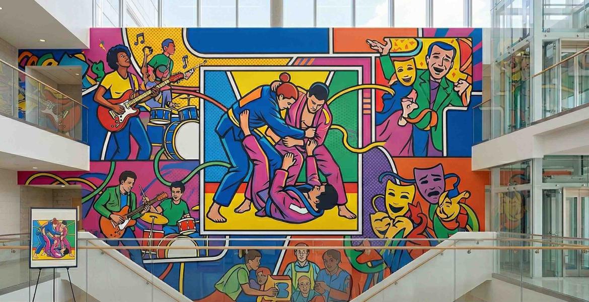 fresque Pop Art fresque Pop Art
