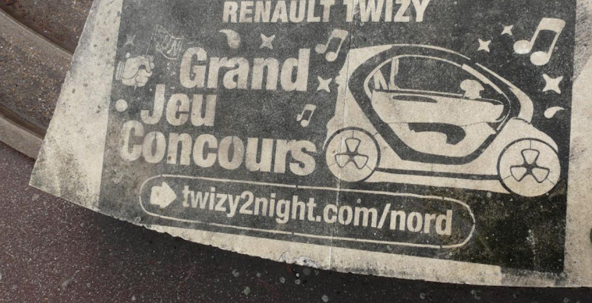 Clean-Tag Renault Twizy, technopole de Lille Clean Tag Lille Renault Twizy