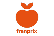 logo Franprix pour un clean-tag publiictaire sur trottoir.