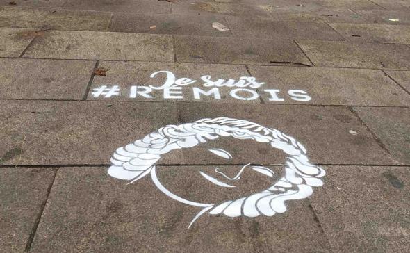 Marquage au sol Tempo-Tag: je suis #REMOIS