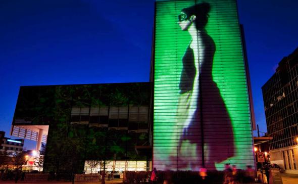 Vidéo-projection urbaine pour un évènement de street-marketing