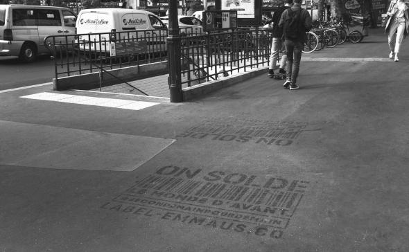 Marquage au sol en clean-tag