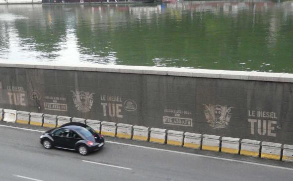 Clean-tags pour France Nature Environnement : le diesel tue