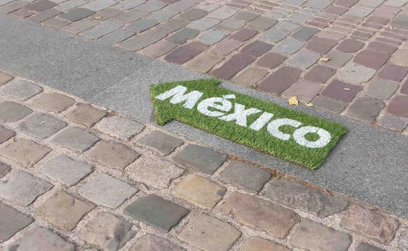 Du street-marketing à base de green-tag pour l'évènement México