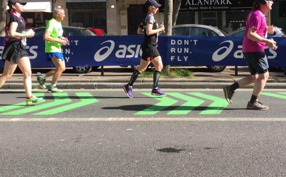 Marquage signalétique marathon de paris